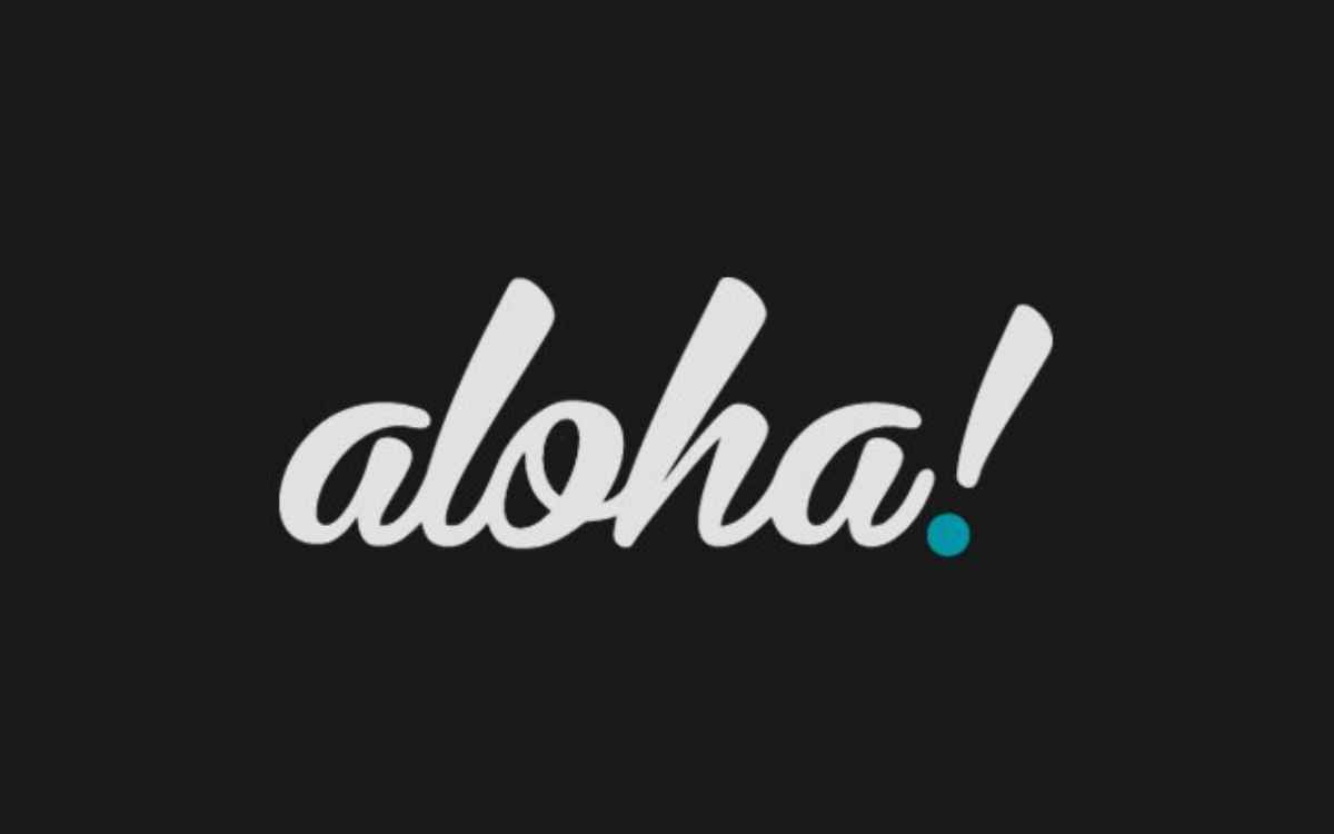 Vemos una imagen del logo de una agencia de marketing de México, la agencia Aloha!